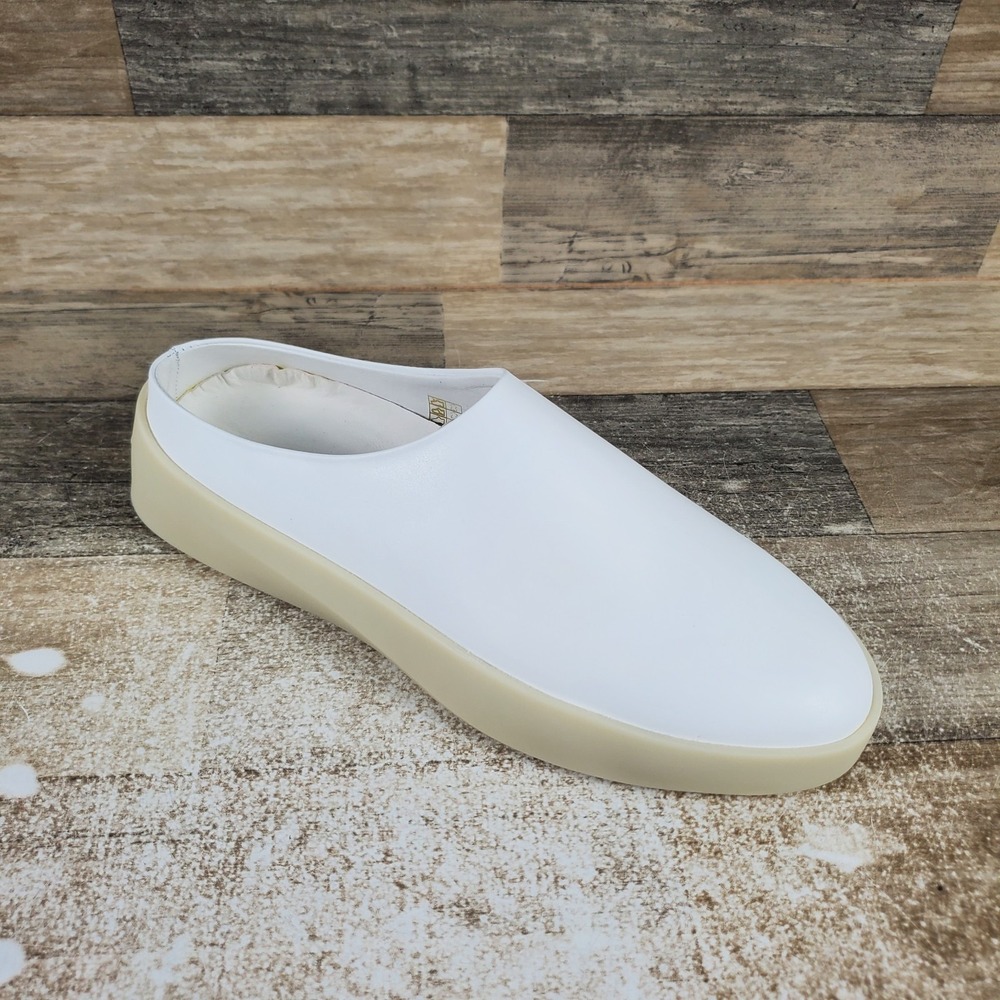 Wolf & Shepherd Cruise Mule Shoes Womens Sz 6 Comfort White Low Top Slip On Shoe